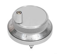 CNC Handwheel Encoder Manual Pulse Generator 60mm Aluminum Alloy 5V 4-Pin Rotary Encoder for Milling Machine Router Control(60mm 4pin)