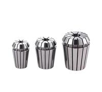 CNC High Precision Spring Collet, Spring Collet ER11 ER16 ER20 ER25 ER32 0.005mm Multiple Sizes CNC Engraving Milling Spindle(ER25-4mm)