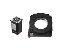 CNC Hollow Rotary Table Gearbox Reducer Rotary Platform Indexing Plate Nema23 Kit Replace DD electronic starter Cam Splitter EKFBQBGW(2Nm All-in-one Kit,200mm Table 180 to 1)
