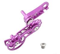 CNC Hollowed Chain Guide for Mountain and Folding Bikes 11T Antidrop Guide Wheel for Ultimate Performance (black)