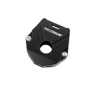 CNC key shell For Hon@&da NC750X NC 750X NC750 X DCT 2013-2023 2024 2025 AccessoriesMotorcycle Aluminum Key Case Shell Cover Protector Keychain(Black)