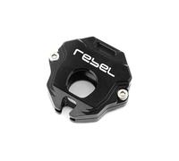 CNC key shell For HON@&DA Rebel CM1100 REBEL 1100 1100T DCT 2023 2024 2025 Motorcycle Accessories CNC Key Case Cover Shell Keyring KeyChain(KC Black)