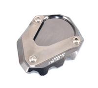 CNC Kickstand Foot Side Stand Extension Pad Support Plate Enlarge Stand For R Nine T R NineT Rnine T RNINET 2014 2015 2016(Titanium)
