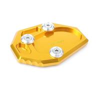 CNC Kickstand Foot Side Stand Extension Pad Support Plate For FZ6-S2 ABS/FZ6R /XJ6/ABS/MT-07/Moto For Cage/Tracer 700/XSR700(clor3)