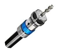 CNC Lathe Floating Tap Holder - Telescopic Chuck Tapping Shank for Precision Machining, 1pcs(Round Shank ER20-20)