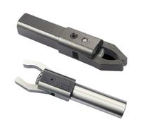 CNC Lathe Puller 1pcs CNC Automatic Puller Feeder Clamper Round Handle Square Lathe Mechanical Auxiliary Clamp Clamping Range 2mm-40mm(Square handle-W16)