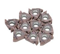 CNC Lathe Threading Turning Tool Set with 10 Pieces VP15TF 16ER AG60 Carbide Inserts, SER1212H16 Holder, and T15 Wrench for Steel and Stainless Steel Metric Threads 0.5-3.0 mm