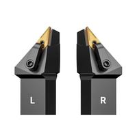 CNC Lathe Turning Tool Holder MVJNR/L External Turning Tool Holder VNMG16 Carbide Inserts Lathe Cutting Tools Set(VNMG160404-MS KT930S,MVJNR1616K16)