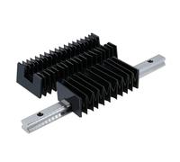 CNC linear guide dust cover HGR15 HGR20 HGR25 HGR30 suitable for 10:1 compression ratio wear-resistant protective sleeve(For HGR30,Length 350mm)