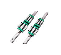 Cnc Linear Rails 2PCS HGR15 HGR20 HGR25 HGR30 Guide Rail Square 4PCS HGH/HGW Carriage Slides for Cnc IINKUEYK(2 Rails 4 HGH25CA,500mm)