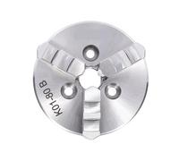 CNC Machine Tool Manual 3-Jaw Chuck Machine Tool Chuck K01-80B 80mm 3' 3-Jaw Manual Miniature Self-Centering Reversible Miniature Chuck,...