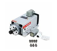 CNC Machine Tool Spindle 1500w 1.5kw 24000RPM 400hz ER11 Air Cooling Spindle Motor 3 Phase Input +7 Pcs ER11 Collets(Aviation plug,220)