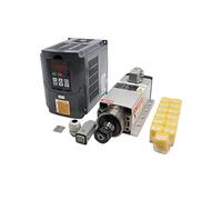 CNC Machine Tool Spindle CE 2200w 2.2kw 24000RPM ER20 Air Cooling Spindle Motor VFD 13 Pcs ER20 Collets（1-13mm）(1,380)