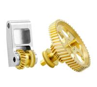 CNC-Machined All-Metal Extruder Assembly with DLC Coating Lab P1S / P1P Durability & Smooth Feed Precisions Engineered Metal Extruder Gears