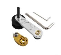 CNC Machined Aluminium Chain Tensioner Designed for Single Speed Bicycles with Torque Control Feature (Red)