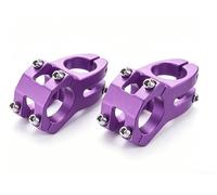 CNC Machined Aluminum Alloy Bicycle Stem 4.5cm | Hollow structure reduces weight, 31.8mm clamp fit, aluminum alloy build, quick steering response(Purple)