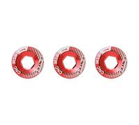 CNC Machined Aluminum Crank Cover For Mountain Bikes With M20 Thread Specification Supporting For IXF M19 Crank Arm Mounting Requirements(M18-Red)