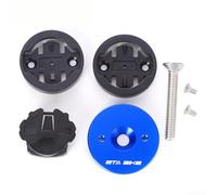 CNC Machined Aluminum GPS Mount Bracket for Garmin viGPSPORT Cat Eye Compatible with 28.6mm Stem Tube Diameter (Blue)