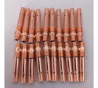CNC Machined Contact Tips Holder For 350A and 500A Compatible, Solid Copper for Optimal Welding Performance (350A 20 pieces)