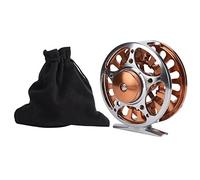 CNC Machined Fly Fishing Reel with 2 Sealed Ball Bearings | Center brake system fly reel with adjustable unloading for big fish control and oxidation treated surface