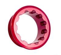 CNC Machined Freewheel Lock Cover for MS Bicycle Hub For M6100 M7100 8100 Compatibility (Red)