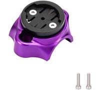Cnc Machined Stem Cap Computer Holder For Folding Bike Neo Dual Bolt System Compatible With For Garmin For Bryton For Wahoo Purple Variant(Purple)