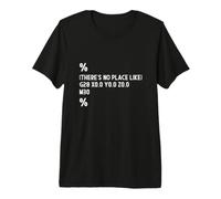 CNC Machinist Code G28 X0.0 Y0.0 Z0.0 Machine Operator Premium T-Shirt