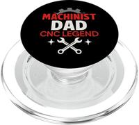 CNC Machinist Precision Metal Shop G-Code Factory Humor PopSockets PopGrip for MagSafe