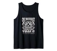 CNC Machinist Yesterday's Drawings Today's Tools Tank Top