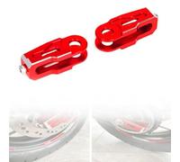 CNC Monkey125 Rear Swing Arm Chain Adjuster Tensioner Set Chain Adjusters Compatible with MONKEY 125 2018 2019 2020 2021 2022 2023 2024 Red