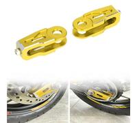 CNC Monkey125 Rear Swing Arm Chain Adjuster Tensioner Set Chain Adjusters Compatible with MONKEY 125 2018 2019 2020 2021 2022 2023 2024 Gold