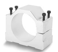 CNC Motor Clamp, 80mm CNC Motor Bracket Motor Mounting Bracket Shaft Spindle Motor Mount with 4pcs Screws