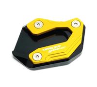 CNC Motorbike Foot Kickstand Enlarger Side Stand Extender Pad Enlarge Anti-skid Parts For Tracer 900Gt 2014-2021 Enlarge Support Plate(Gold)