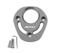 CNC Motorcycle Accessories Exhaust Pipe End Decorative Protection Cover Compatible With XMAX300 2025(1pcs Grey)