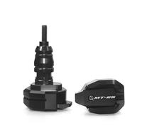 CNC Motorcycle Bobbins Falling Protection For MT-25 Fe Slider Fairing Guard Adjustable Anodized Aluminum 1 Pair Left & Right frames sliders