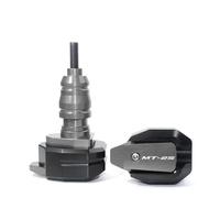 CNC Motorcycle Bobbins Falling Protection For MT-25 Fe Slider Fairing Guard Adjustable Anodized Aluminum 1 Pair Left & Right frames sliders