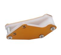 CNC Motorcycle Chain Guard Guide Compatible With 50cc 90cc 110cc 125cc 140cc 150cc 160cc Engine Dirt Bikes Fits Ir SE KAYO Bosuer And Similar Models(Yellow)