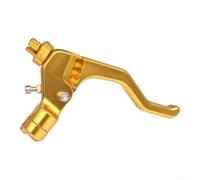 CNC Motorcycle Clutch Lever 7/8in Gold Finish(Golden) | 6061 T-6 aluminum, CNC machined, black anodized, 22mm fit, crash resistant
