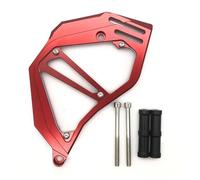 CNC Motorcycle Left Side Front Sprocket Protect Chain Guard Cover For NC 700 NC700 S X NC700S NC700X 2012 2013 2014 2015 2016 Chain Protector Guard(Red)