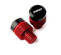 CNC Motorcycle Mirrors Hole Plug Screws Caps Mirror Hole Cover Compatible with Forza750 NSS 750 Forza 350 NSS350 Forza 250 300(Red-750)
