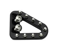 CNC Motorcycle Rear Brake Pedal Step Plate Tip For XC XCF XCW SX SXF EXC EXCF TPi For Six Days 125-500 2016-2022 Motorcycle Front Foot Pegs(Black)