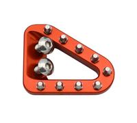 CNC Motorcycle Rear Brake Pedal Step Plate Tip For XC XCF XCW SX SXF EXC EXCF TPi For Six Days 125-500 2016-2022 Motorcycle Foot Pegs(Orange)