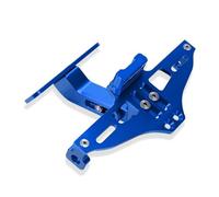 CNC Motorcycle Rear License Number Plate Mount Holder With Light For Hon&da CBR650F CBR 650 F 2014 2015 2016 2017 2018 Plate Frame(Blue)