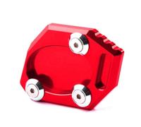 CNC Motorcycle Stand Aluminum Non-slip Motorcycle Side Stand Pad Kickstand Foot Pad For Ninja 250/300/Z250/Z300 13-17