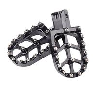 CNC Motorcycle Wide Foot Pegs Pedals Rests MX Chopper Bobber Style For Pit Bike 110cc 50cc Braaap Atomic Pitpro MX SSR