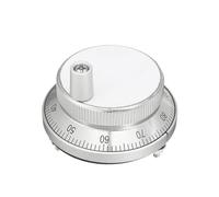 CNC Pulser Handwheel, 5/12/24V 4Pin 6Pin Pulse 100/25 Manual Pulse Generator Hand Wheel CNC Machine PLC Rotary Encoder(12V-4Pin-25pulse,80mm)