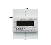 CNC rail energy meter timer monitor kilowatt hour meter watt meter single phase 220V 50/60Hz 65A(DDS226D-4P)