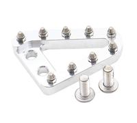 CNC Rear Brake Pedal Step Plate Tip Compatible With SX SXF EXC EXCF XC XCF XCW XCFW TC TE FE 125 250 300 350-501 2008-2016(Silver)