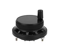 CNC Rotary Encoder for Milling, 5V Hand Wheel Pulse Encoder, Electronic Pulse Generator, 60MM Diameter with 6 Terminal Connections (black)