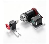 CNC Rotary Module Kit, CNC Rotary Axis 4th Axis, Belt Reduction Ratio: 4:1 Chuck Diameter 4mm-60mm Fourth Axis Rotary Axis to Auxiliary Engraving for TTC450 CNC Milling Machine